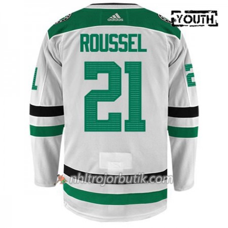 Barn Ishockey Dallas Stars Tröja ANTOINE ROUSSEL 21 Adidas Vit Authentic